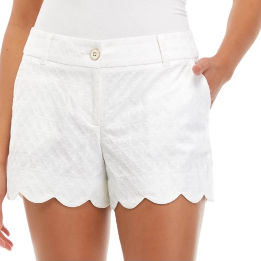 Crown & Ivy White High Waist Women Shorts